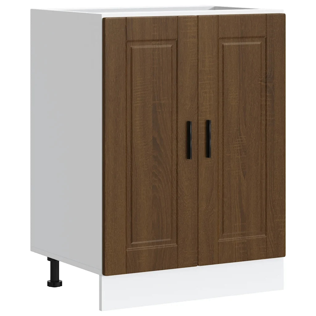 Base da Cucina Porto Rovere Marrone in Legno Multistrato 853924