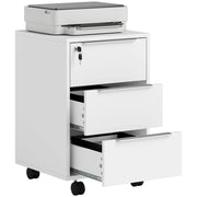 Scrivania con cassettiere ¨C zephmum ¨C 40x40x63,5 cm bianco