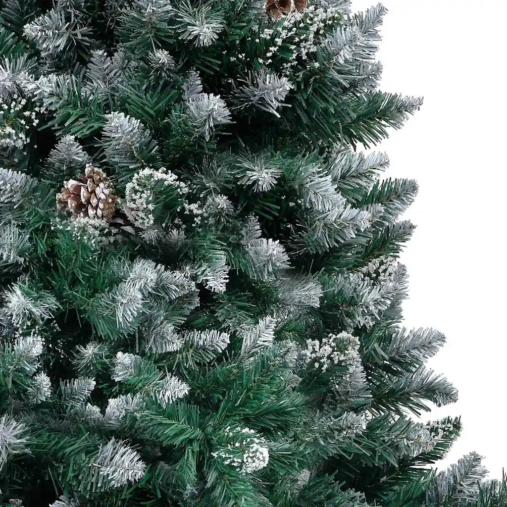 Albero di Natale artificiale con 150 LED Verde 150 cm 3396254