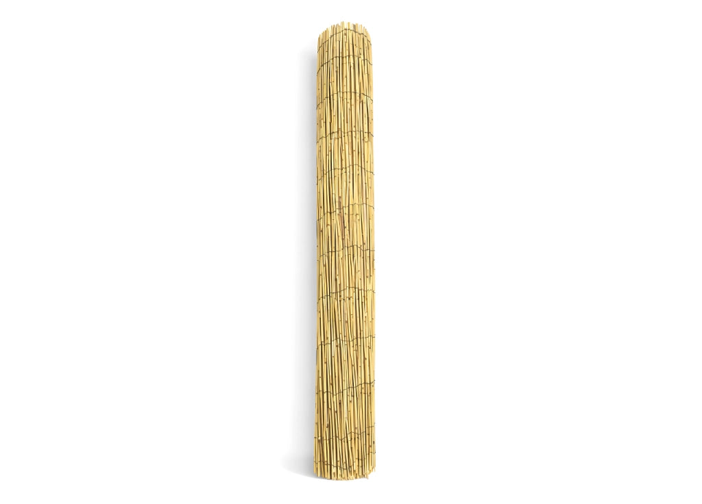 Rotolo Arella Rete Recinzione Canna Bamboo Simple Cannette Frangivista Naturale - 150x300 - Arella