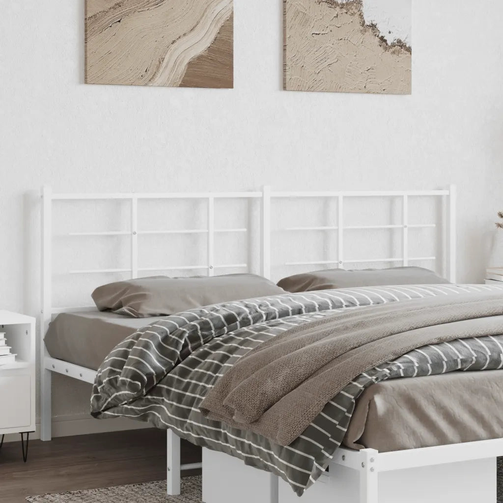 Testiera di Ricambio in Metallo Bianco 180 cm 355646