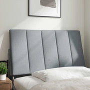 Cuscino Testiera Hanko Grigio Chiaro 90 cm in Tessuto 4019142