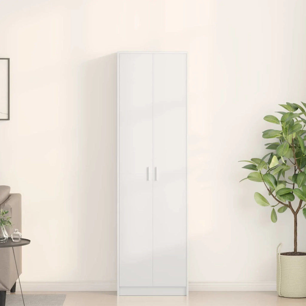Guardaroba con porta Bianco 55 x 25 x 189 cm Legno multistrato 3334008