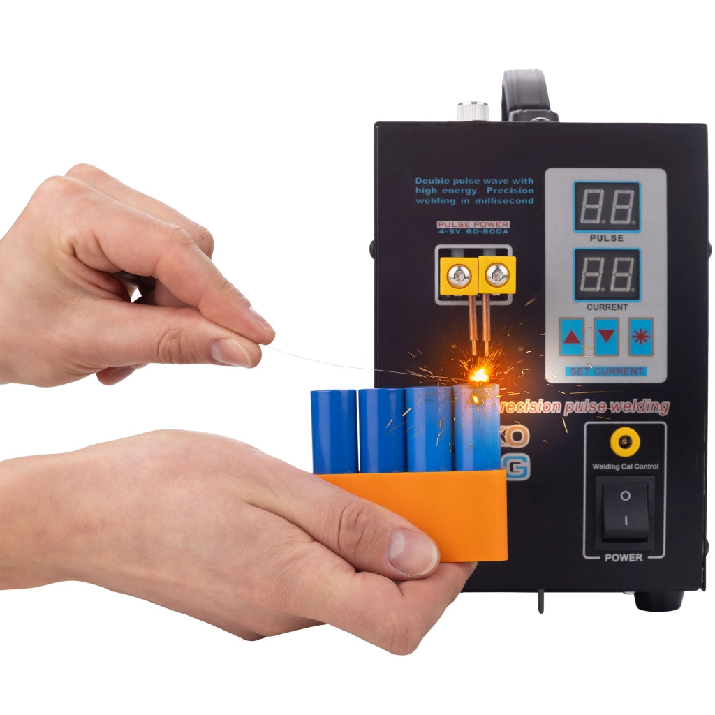 Forma di Saldatura per Batterie a 4 Celle – Struttura Stabile, Spazio per Nastro Nichelato | Dimensioni: 8x2x3,5 cm