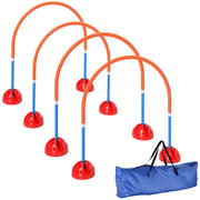 Set Agility per Cani 4 Pezzi con Porte Regolabili ¨C zephmum ¨C Blu