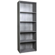 Libreria 5 ripiani cemento 68,8x35,3x200 composad