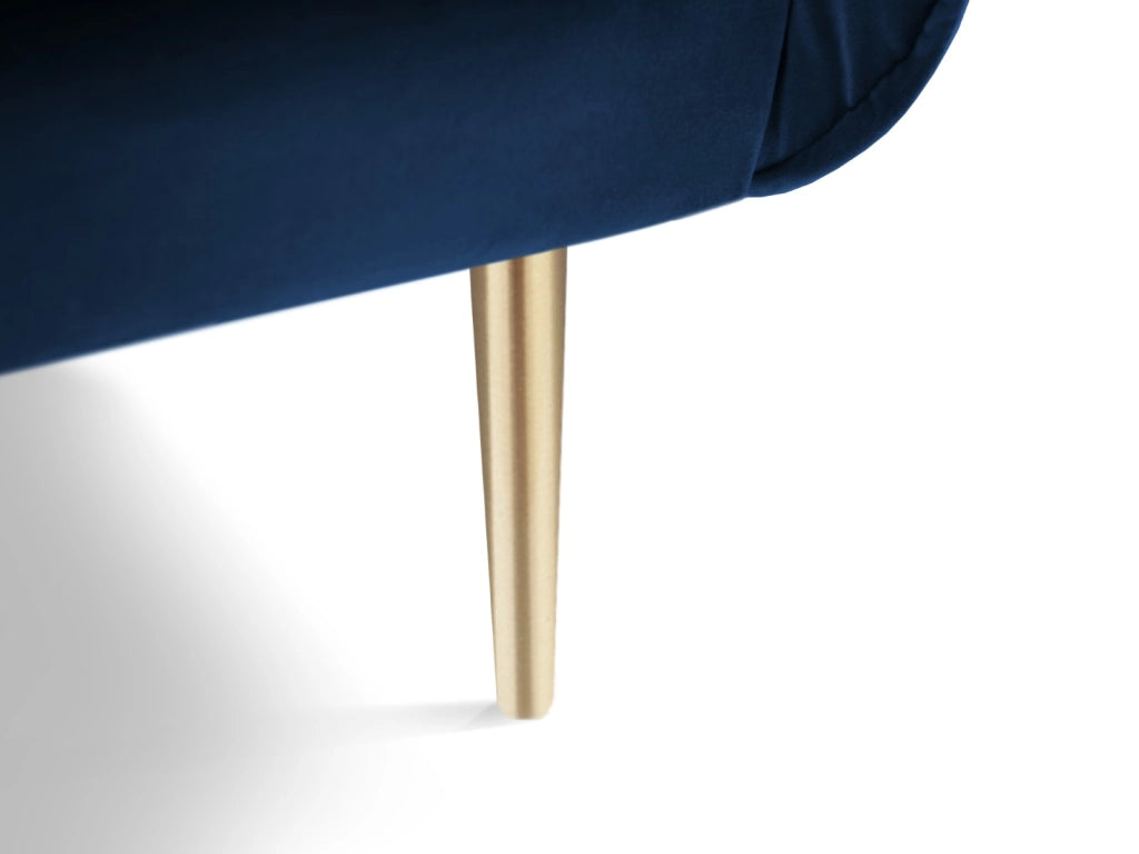 Cosmopolitan Design - Poltrona "Vienna" in velluto blu reale 
