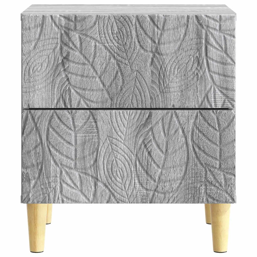 Comodino 2 pcs Sonoma grigio 43 x 34,5 x 48 cm 894998