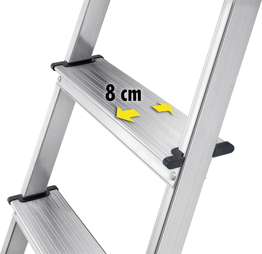 SCALA A LIBRETTO IN ALLUMINIO HAILO L60 GRADINI 7