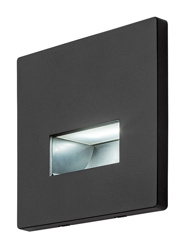 Faretto da incasso scala LED 1W nero Lunca Rabalux