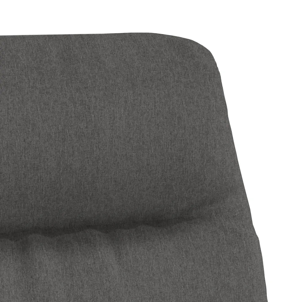 Poltrona Relax Grigio Scuro in Tessuto 341131