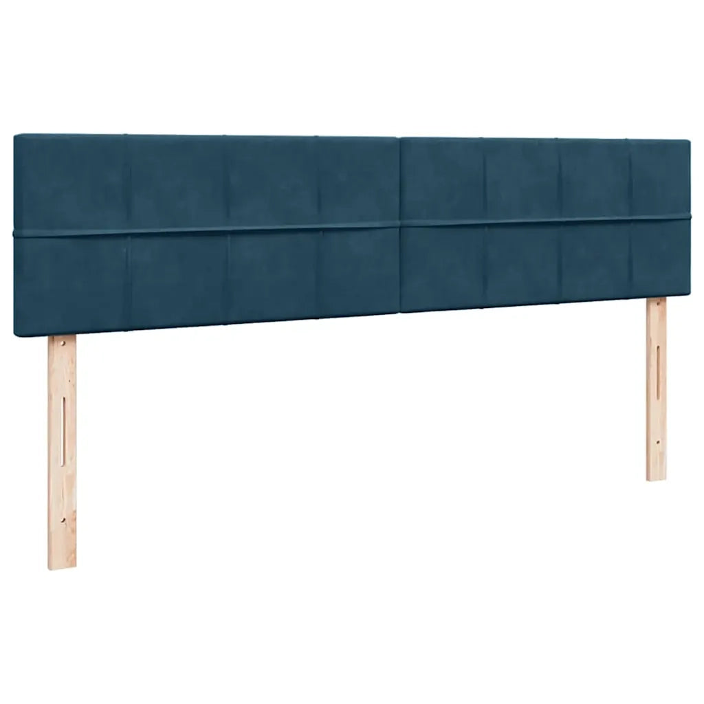 Struttura Letto Pouf con Materassi 180x200 cm Velluto 3312927