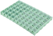 Contenitore di Stoccaggio per Componenti Elettronici SMD - 50 pezzi - Contenitore SMD verde