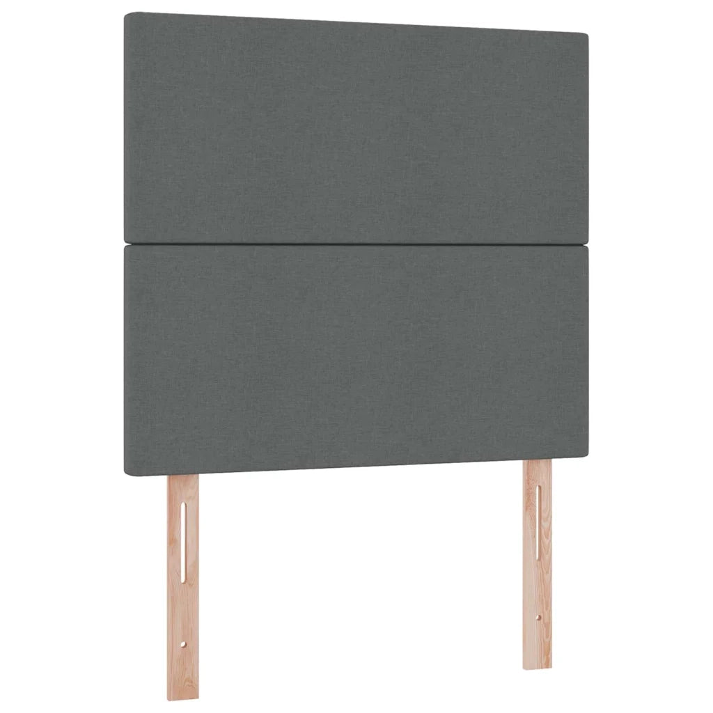 Letto con contenitore e materasso Grigio scuro 100 x 200 cm 3371698