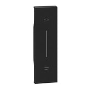 Bticino living now cover illuminabile 1 modulo per pulsanti e tapparelle *** colore nero, confezione 1