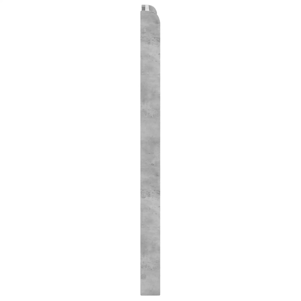 Testiera Letto Grigio Cemento Legno ingegnerizzato 889618