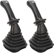 Joystick di sostituzione 2 pezzi - Manubrio di graffiatrice a mano - 3 pulsanti - Copertura in tessuto - Compatibile con Doosan DH DX150 215 225 300 370-9C - ABS/Leggera di alluminio - Manubrio di graffiatrice a mano