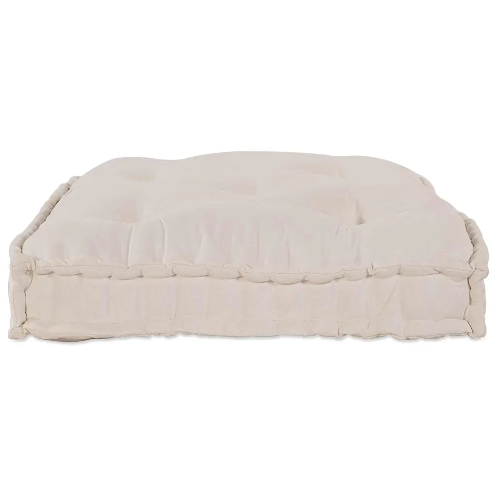 Cuscino per Divano Pallet Crema 120 x 80 x 12 cm Tessuto 4019082