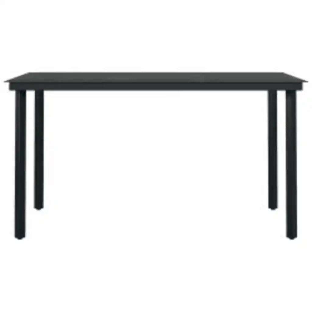 Set da Pranzo da Giardino con Cuscini 5 pz Polyrattan Vetro 3334613
