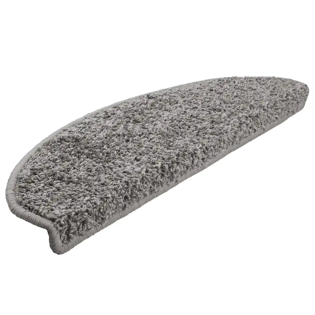 Tappetini per scale 20 pz 65x21x4 cm Grigio Semicircolari Grandi 3365845