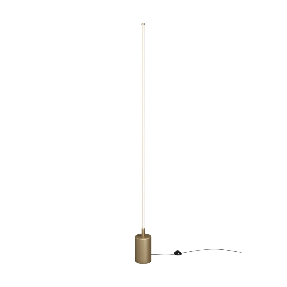 Lampada da terra LED Maytoni Flow dimmerabile ottone