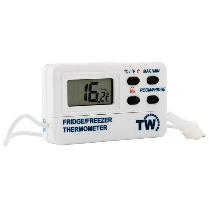 Explore Scientific OXS087 Termometro Digitale per Frigo e Freezer con 2 Sensori Allarme temperatura Display LCD