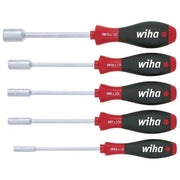 Wiha 341K5 Serie 341 K5 Set di Giravite SoftFinish con Lama Circolare 5 Pezzi colore Nero