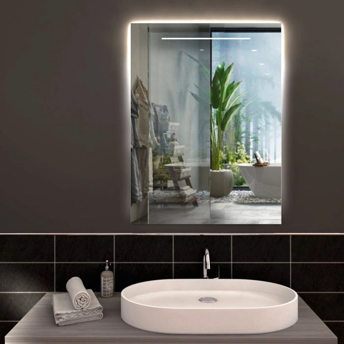Specchio da Bagno Rettangolare 60 x 80 cm Made Italy