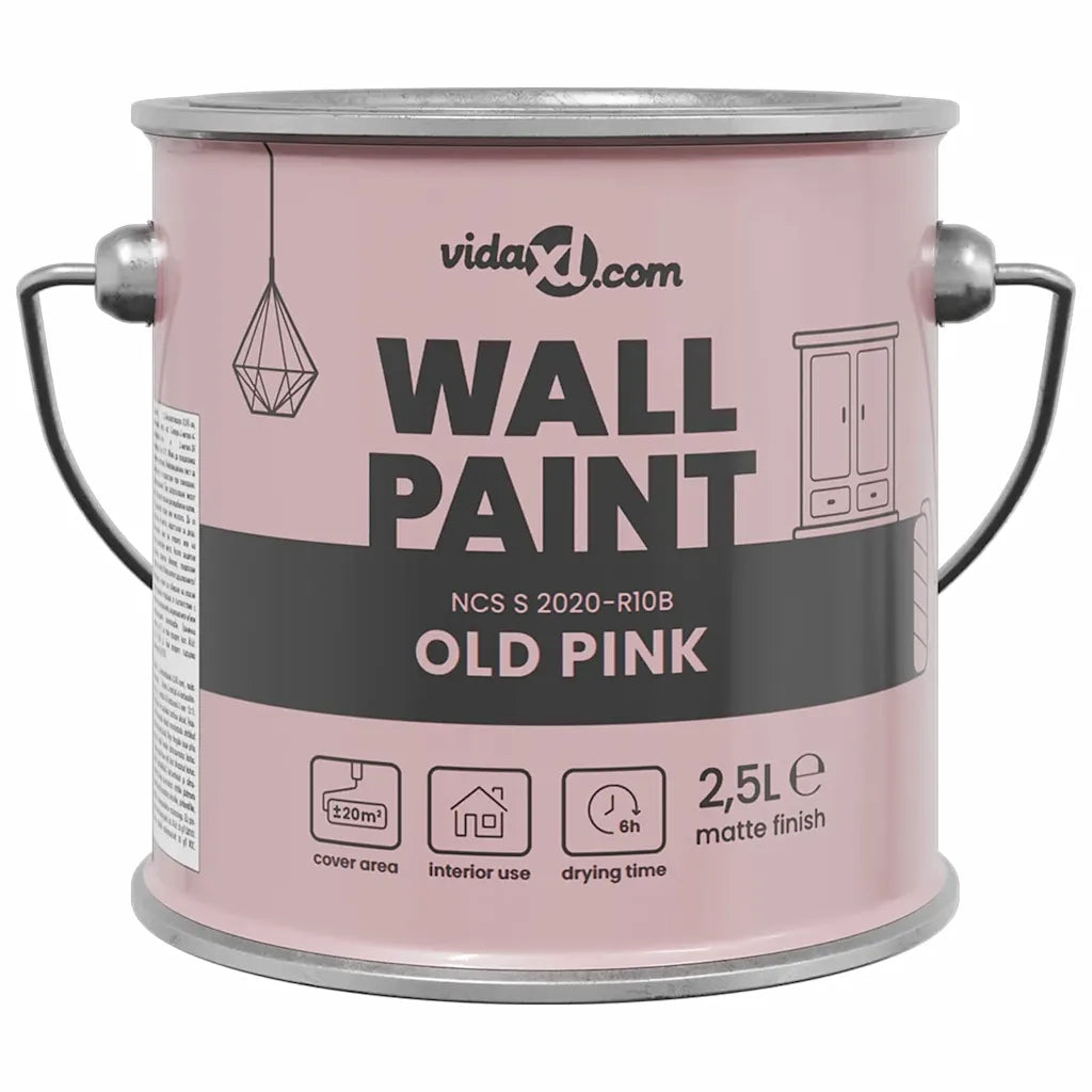 Pittura murale Rosa 2,5 L Stampa da parete 4008525