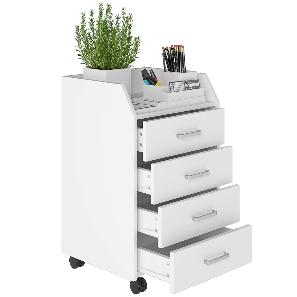Scrivania con cassetti ¨C Minimal ¨C 40x36x65 cm bianco