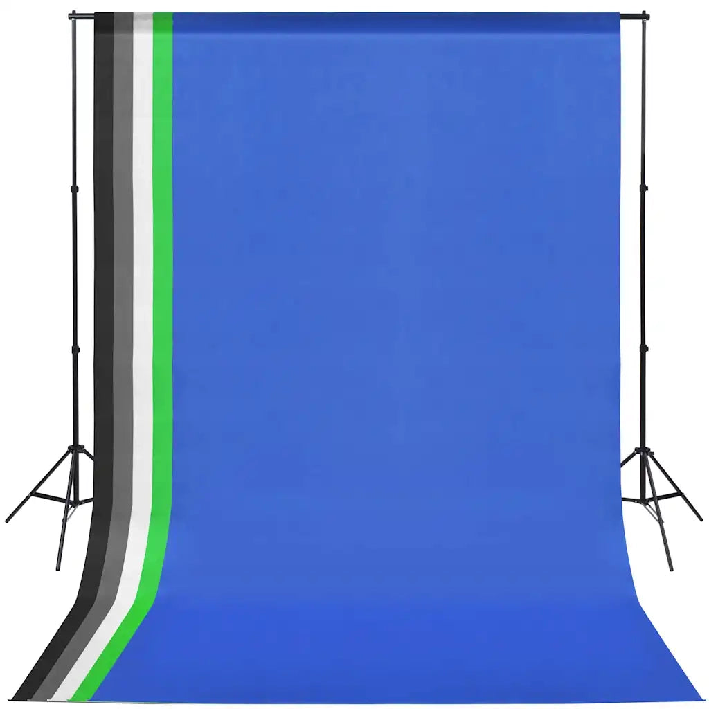 Kit Studio Fotografico con 5 Sfondi Colorati e 2 Ombrelli CFW4930724