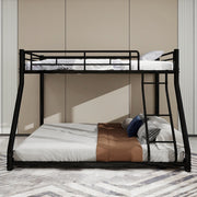 Letto metallico Twin Over Full - Xylo - con scala e parapetti, silenzioso
