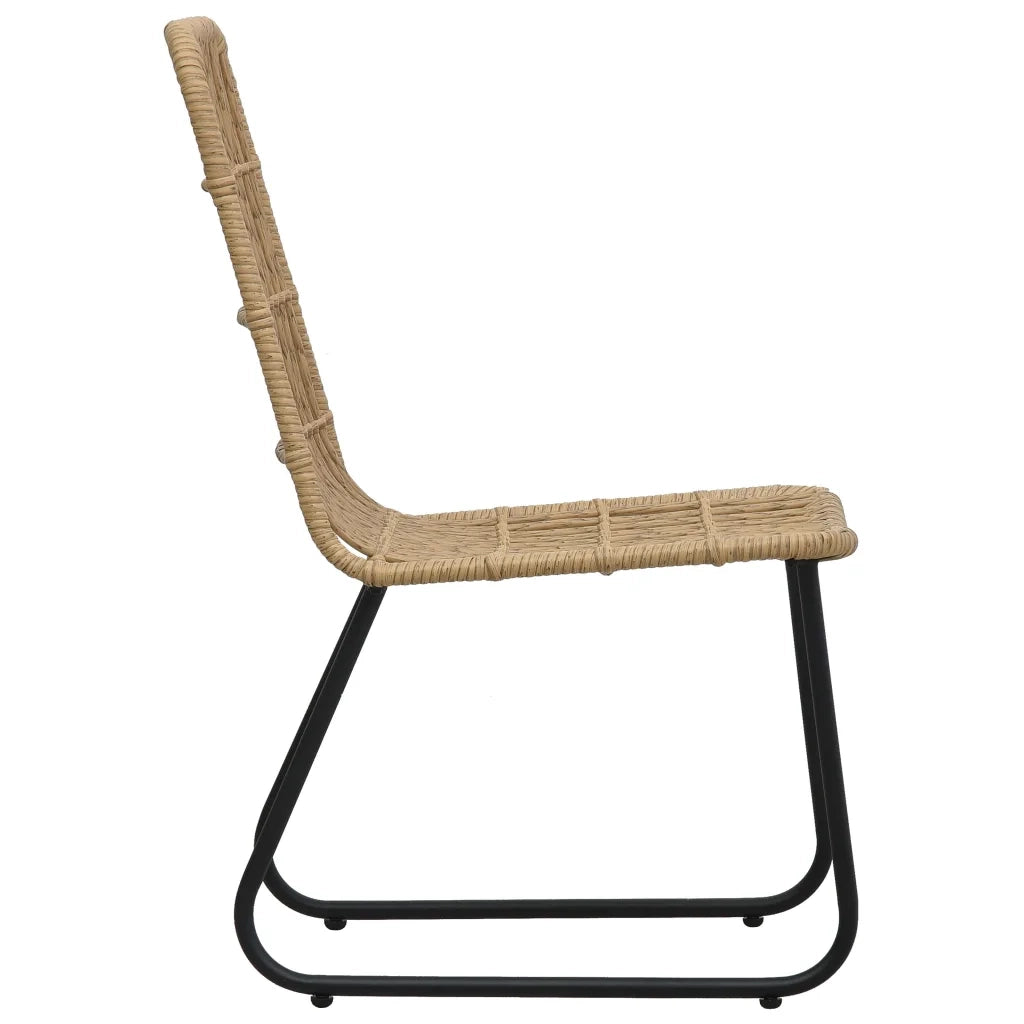 Set da Pranzo da Giardino 7 pz in Polyrattan e Vetro 3060240