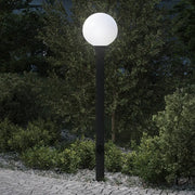 Lampada a paletto con presa di corrente 120 cm Nera IP44 4006121