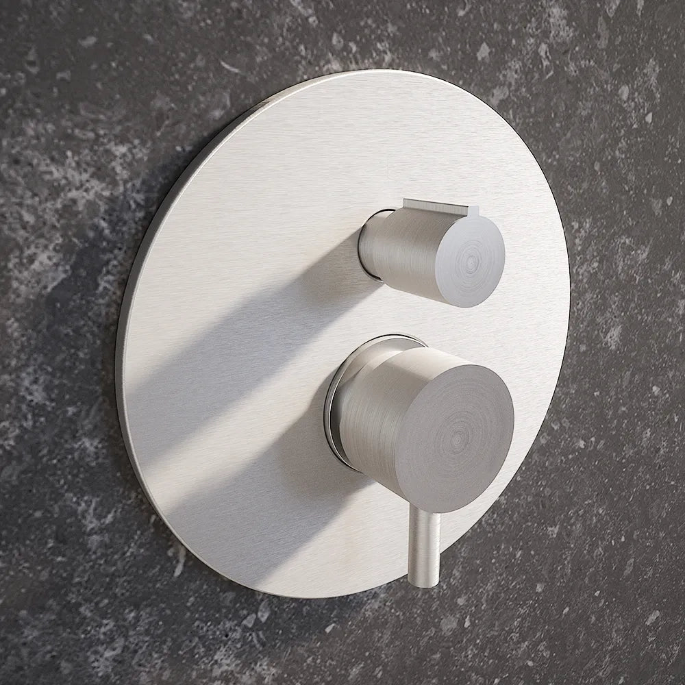 Miscelatore incasso doccia con deviatore nickel spazzolato | Katharine