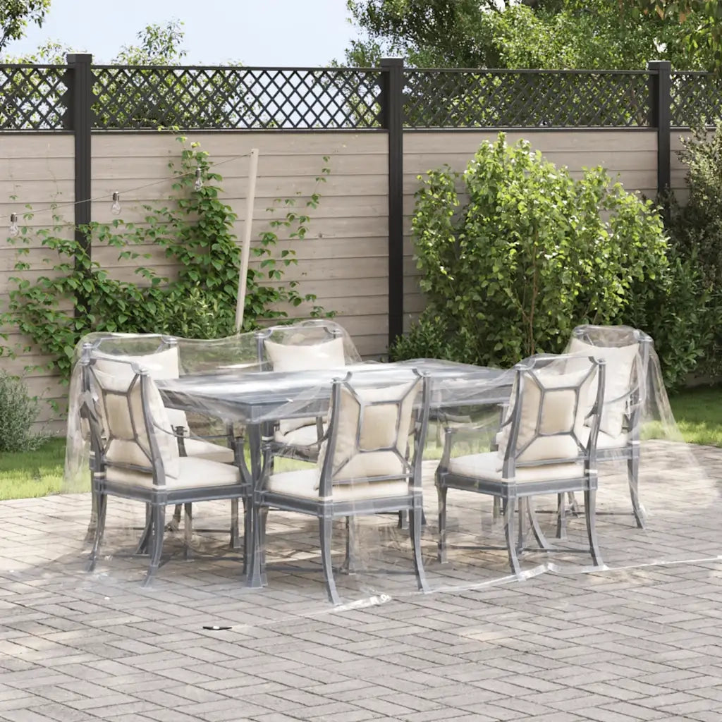 Telone trasparente con occhielli 3x4 m PVC