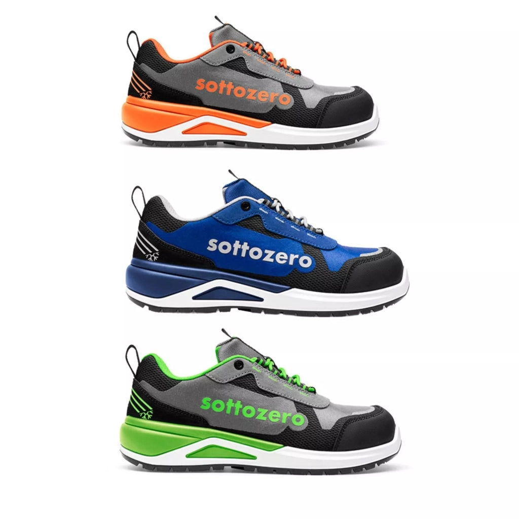 Scarpe Antinfortunistica S1PS ESD Suola Aerata Antipronazione | Sottozero Modello JET Arancione/42