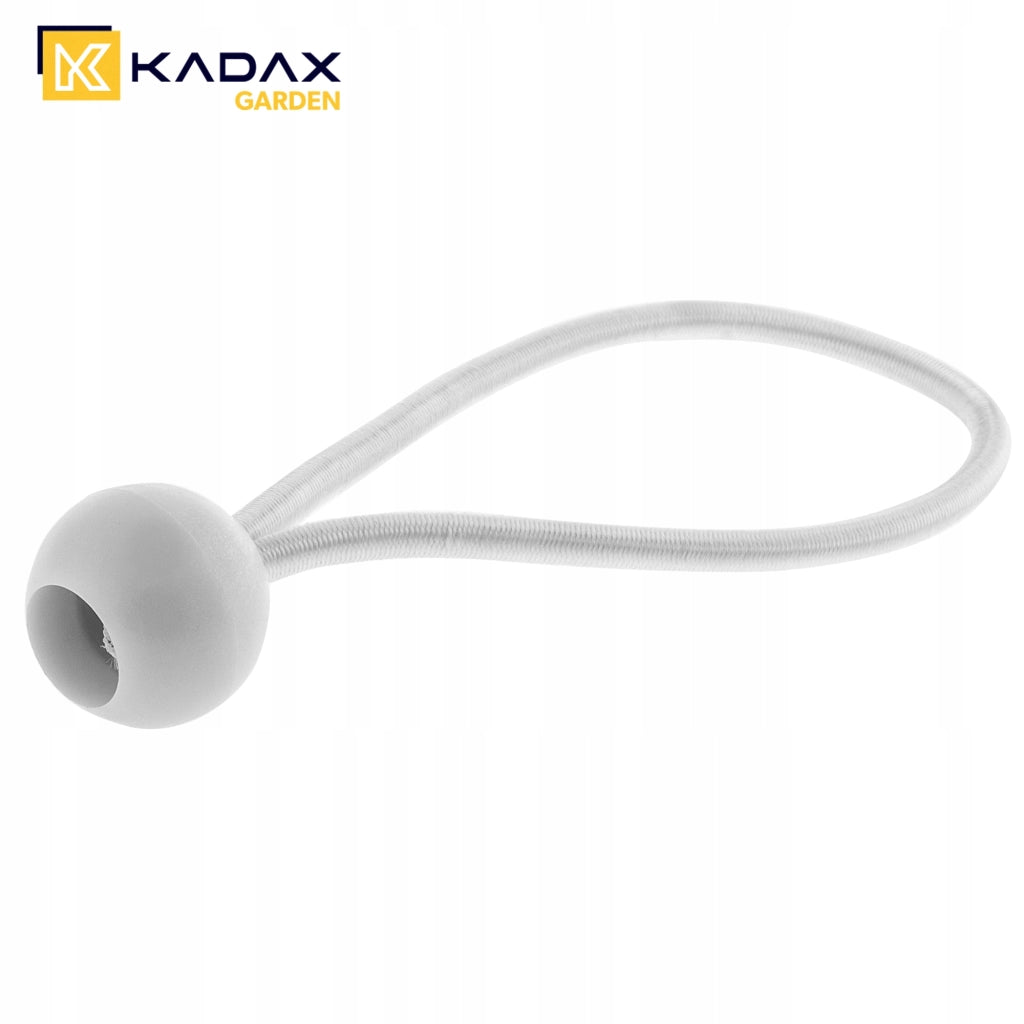 Set di elastici per teloni KADAX con sfera, 15 cm, 25 pezzi.