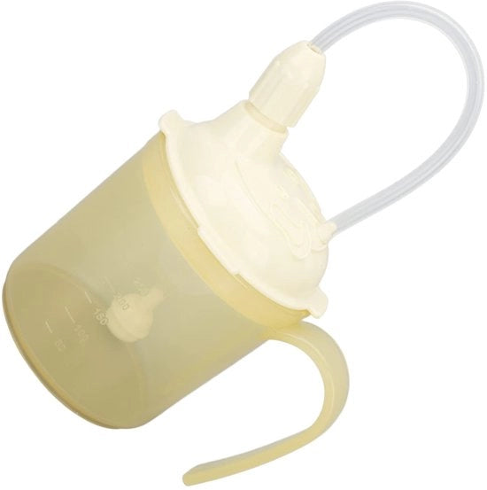Biberon 300ml - Biberone con Cannuccia - Biberone Riciclabile - Resistente al Calore fino a 100℃ - Facile da Pulire - Adatto per Bambini e Anziani