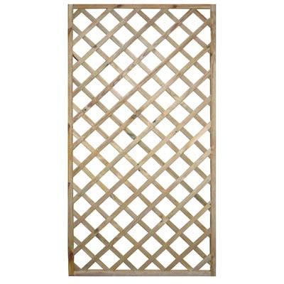 PANNELLO GRIGLIATO LEGNO EURO - PINO IMPREGNATO CORNICE MM 45X30 CM  90X180