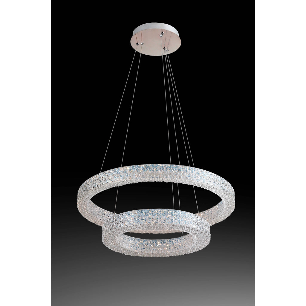 Sospensione Soledad T cromo LED