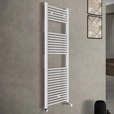 Termoarredo bagno bianco L 50x150 interasse 45 cm