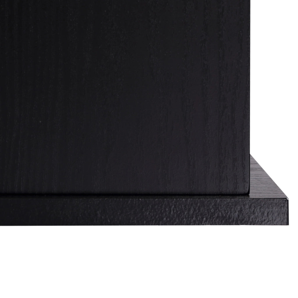 Scrivania con 6 cassetti e ripiani ¨C Minimal ¨C 152x60x88 cm nero
