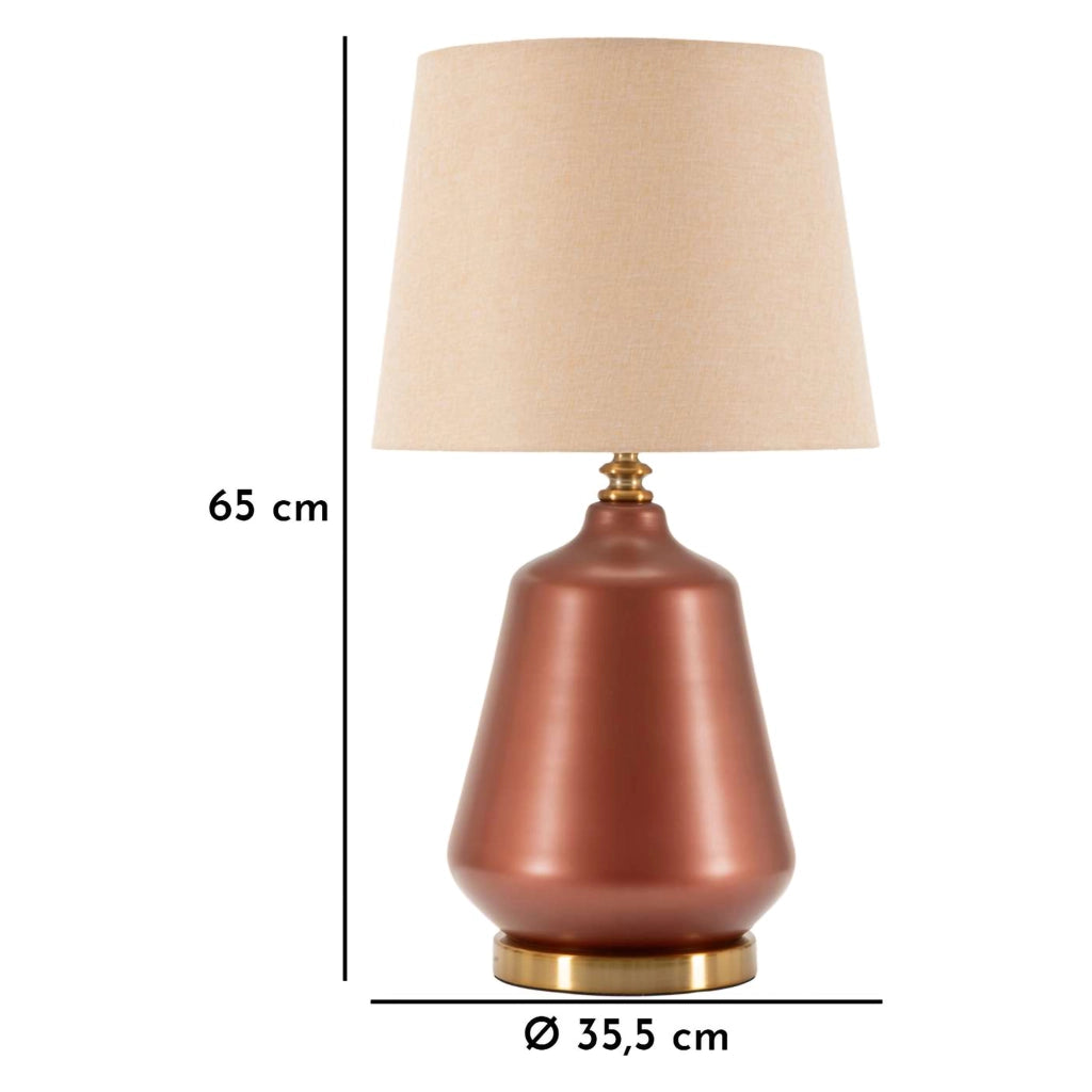 Uig, Lampada da Tavolo Necessaria 1 Lampadina, Rosa