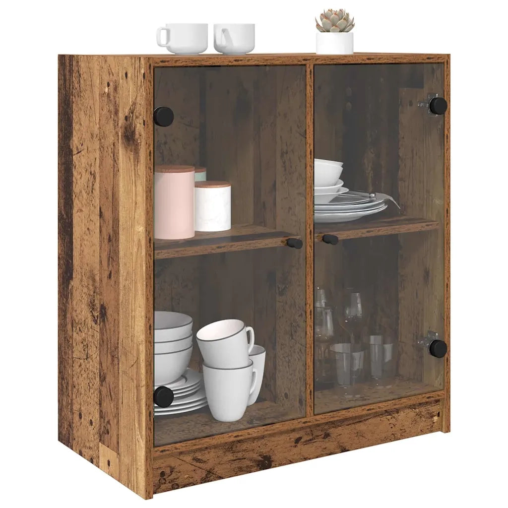 Mobile laterale Legno vecchio 68 x 37 x 75,5 cm 886246