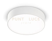 GPL260C- PLAFONIERA IN ALLUMINIO BIANCO A LED 3000K 1200LM 16W D.17,5CM