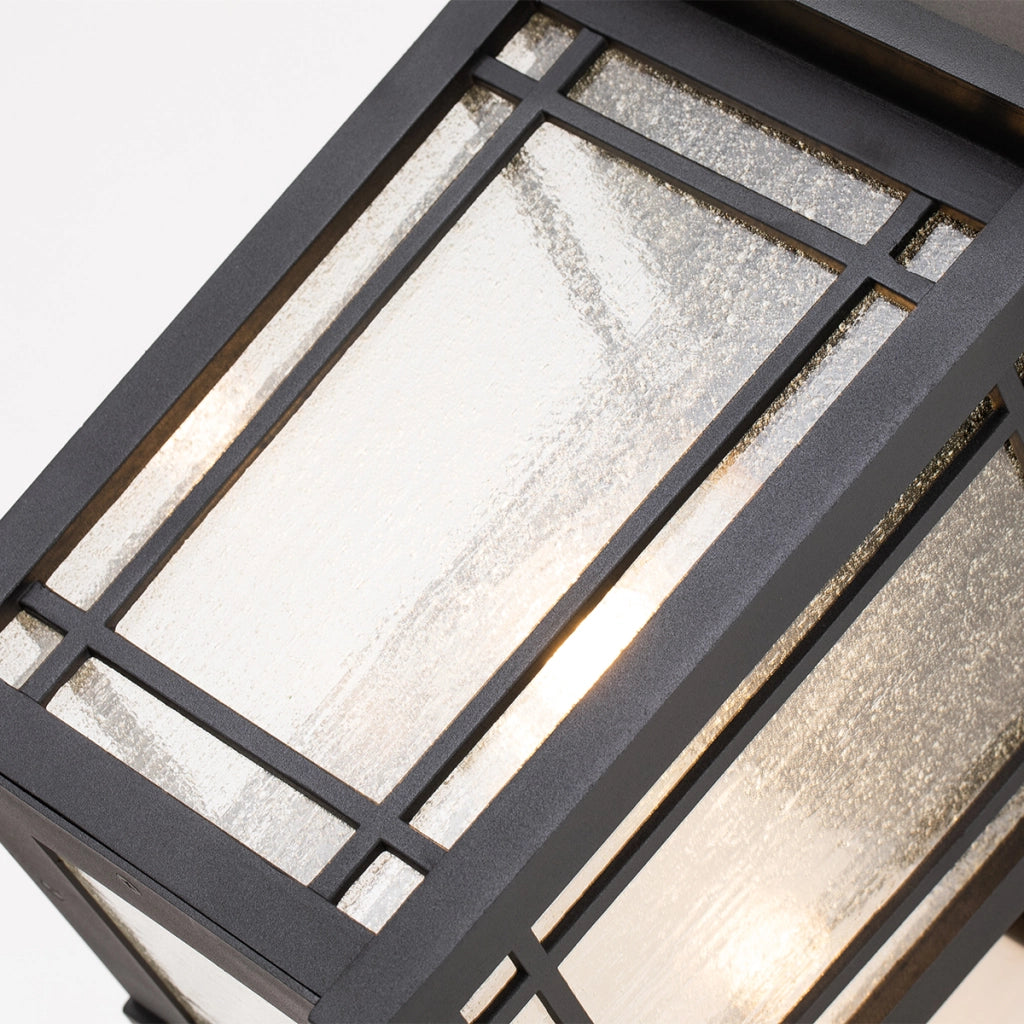 Applique esterna nera IP44 E27 60W Cedar Point Quoizel