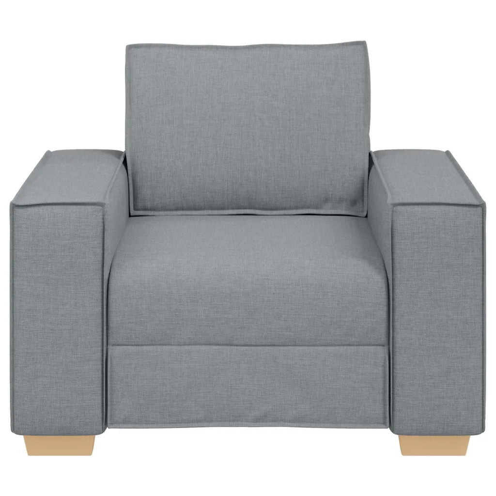 Poltrona Divano Grigio Chiaro 100x78x84 cm Tessuto 4104960