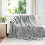 Coperta Grigio 220 x 240 cm Panno 42016987