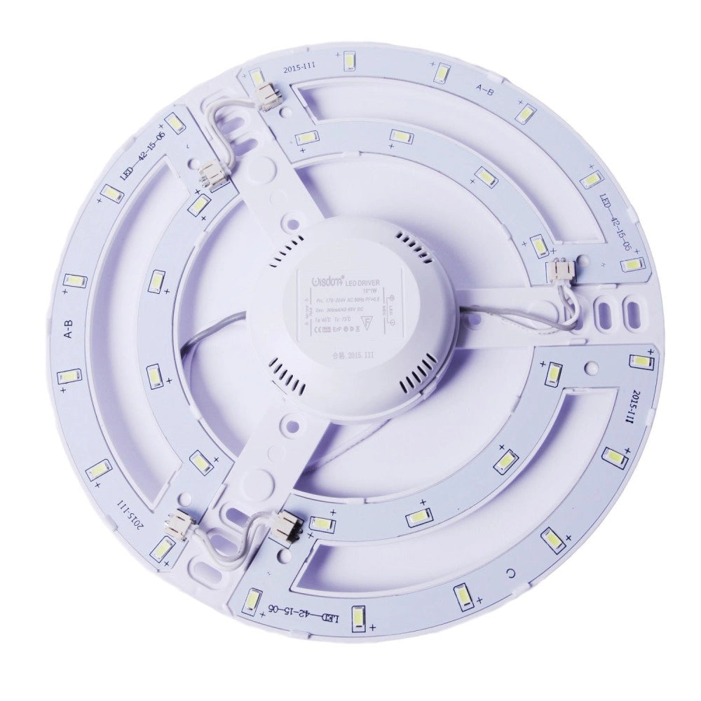 Trade Shop - Corona Led Smd 5630 Wisdom Da 15w  Luce Bianco Freddo E Caldo Con Driver -